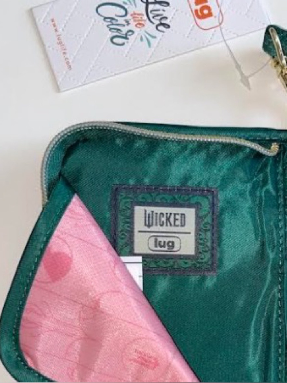 Lug Wicked x Lug Tandem Zip RFID Wallet Friends for Good - Picture 8 of 10